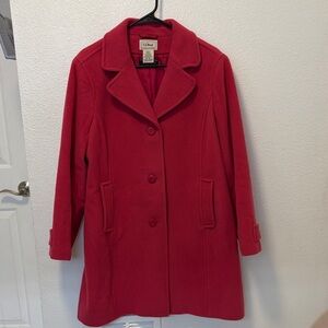 L.L. Bean Women's Hot Pink Coat